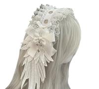 YUNGLOO Tocado punk ajustable, cómodo tocado de ala, accesorios únicos para fiestas y actuaciones, tocado gótico ajustable, talla única, como se describe