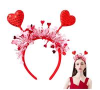 YUNHENTONG Diadema Corazones Reina Corazones Decoración San Valentín Disfraz De Cupido Diadema Carnaval Hora Loca Boda Accesorios Decoracion Fiesta (B)