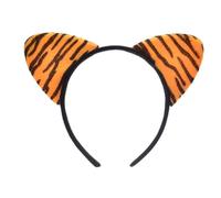 YUNHENTONG Diadema de Orejas de Tigre, Diadema de Tigre, para Adultos y Niños, Carnaval, Halloween, Cosplay, Disfraz, Mascarada (E)
