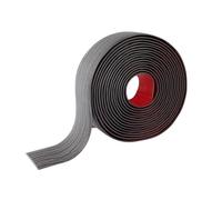 YUNHEST Borde De Piso De 1 M, Respaldo Autoadhesivo, Corte Libre A La Medida, Material De PVC Blando, Antideslizante, Resistente Al Desgaste Y Fácil De Limpiar.(Dark Gray Grain,1.57in(4cm))