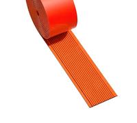 YUNHEST Bordes For Cantos Antideslizantes Autoadhesivos De PVC, Aptos For Escalones Y Suelos, Disponibles En Anchos De 3 Cm, 4 Cm, 5 Cm Y 6 Cm.(Orange-Red,3cm)