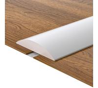 YUNHEST Tira De Bandas De Borde Autoadhesiva De PVC De 1 Metro De Largo, Tira De Sellado De Huecos Multiusos, Tira De Alféizar De Puerta Antideslizante Flexible(White,40mm)