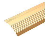 YUNHEST Tira De Umbral De Caída Pequeña De 5,5 Cm De Ancho For Pisos De Madera Y Alféizares De Puertas De Azulejos, Color Dorado, Adecuada For Diferencias De Caída De 6 Mm A 20 Mm.(Titanium Gold)