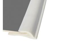 YUNHEST Tira For Bandas De Borde Tipo P De 35 Mm, Tira For Bandas De Borde De Plástico PVC, Adecuada For Transiciones De Umbral con Una Altura De Menos De 6 Mm.(White)