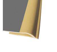 YUNHEST Tira For Bandas De Borde Tipo P De 35 Mm, Tira For Bandas De Borde De Plástico PVC, Adecuada For Transiciones De Umbral con Una Altura De Menos De 6 Mm.(Light Yellow)