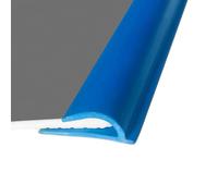 YUNHEST Tira For Bandas De Borde Tipo P De 35 Mm, Tira For Bandas De Borde De Plástico PVC, Adecuada For Transiciones De Umbral con Una Altura De Menos De 6 Mm.(Dark Blue)