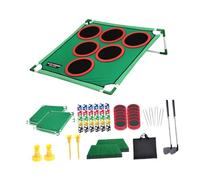 Yunhgft 2 Piezas Pong Colchoneta Cornhole Chipping Infantil Material PP Adecuado para Actividades Recreativas Fiestas Familiares Juegos Interior, Doble Rejilla
