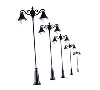 Yunhgft 5 Piezas de Farolas para Maquetas de Trenes, Farolas de Graduación, Arquitectura, Luces LED de 3V, 1:75
