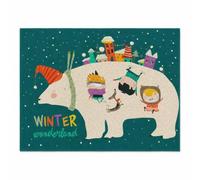 Yunhgft Alfombra Bebé Acolchada Plegable y Antislizante para Juegos, Tapete Infantil Lavable con Diseño Animales, 治愈系卡通1号, 100CM*140CM