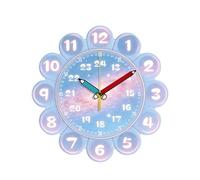 Yunhgft Aprender a Decir La Hora para Niños: Reloj Analógico Moderno Y Educativo para El Aprendizaje Temprano, Ideal para La Escuela, El, Soñador