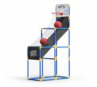 Yunhgft Canasta Baloncesto Infantil con Automático, Juguete Portátil Interior para Niños, Máquina de Baloncesto de tamaño súper Grande, versión estándar con 2 Pelotas, con Soporte más Estable