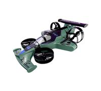 Yunhgft Coche Teledirigido para Niños, Juguete Todoterreno Y aéreo, Cuadricóptero Eléctrico 2 en 1, Mini para Niños, Verde