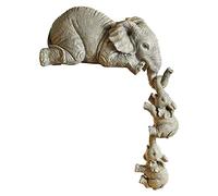 Yunhgft Estatua de Ornamento Animal Figura Resina Retro Poliresina Colección Creativa Pieza Decorativa Adecuado para Mesa de Noche Libros Oficina