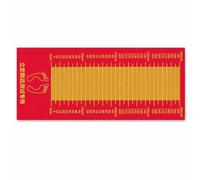 Yunhgft Esterilla Salto Longitud Pie para Pruebas Aptitud Física Escolar, PVC o Caucho, Rojo, Alfombrilla de salto de longitud de goma para niños con bolsa de almacenamiento