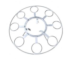 Yunhgft metal portátil para estufa carbón, con giratorio para olla, ial para cocinar al libre, 50 cm de alto, 8 círculos giratorios con marco