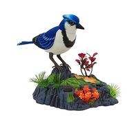 Yunhgft Pájaro de Juguete de Plástico con Control de Voz Que Habla, Baila Y Gorjea. Decoración Creativa para El Jardín Y El Hogar. Decoración de Dioses.,