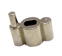 Yunhgft Piezas de Repuesto para La Válvula Rotativa Del Del Rotor Del Trombón, Accesorios para Instrumentos de Viento de Latón, Construcción Metál, 3 en Línea Recta