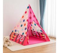 Yunhgft Tipi Infantil Poliéster, Infantil Interior Desmontable, Tienda Campaña para Niños, Carpa Juego Temática India