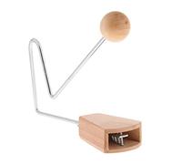 Yunhgft Vibraslap Percusión de Madera Instrumento Manual Juguetes Musicales para Niños con Bola de Impacto Adecuado para Actividades Lúdicas Ensayos