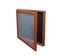 Yunhgft Vitrina para Camisetas, Caja Expositora para Camisetas, Marco Protector de Madera para Camisetas de Béisbol, Hockey Y Baloncesto, Nuez, 16 Pulgadas X 20