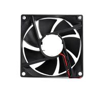 YUNHUOZ 2 uds 5V 80mm Ventilador de refrigeración 8020 DC rodamiento Manga Enfriador 80X80X20mm Pines para Carcasas computadora y refrigeradores CPU
