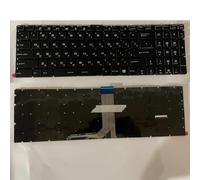 YUNHUOZ Diseño US RU para Teclado de Ordenador portátil MSI GP65 GL75 GF75 GS75 GP75 GT76 GE63VR GV62 MS-16P1(Buckle RGB RU)