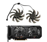 YUNHUOZ Juego de 2 Ventiladores para Tarjeta gráfica GPU GA91S2U 87 mm (90 mm), para Palit GeForce CMP 30HX 6G, GTX 1080, 1070 Ti, 1060 Dual, reemplaza a FDC10H12S9-C