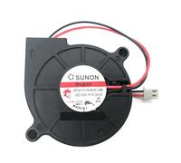 YUNHUOZ Nuevo Ventilador de refrigeración SUNON DC12V 2.04W MF50151VX-B00C-A99 para Arduino 5015 Ventilador DE 5 CM