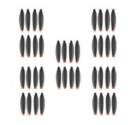 YUNHUOZ para dron cuadricóptero FPV M1S: hélices con Forma de Hoja Arce/batería 3,7 V 1800 mAh Cargador USB Partes de Drones(40PCS Propeller)