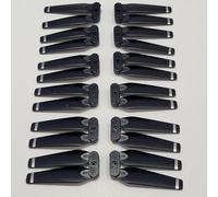 YUNHUOZ para dron E99 Pro 2 Mini: Carcasa del Brazo Motor, Marco Protector de hélices, Engranajes y Clip Pala para proyectos Bricolaje Partes de Drones(12PCS Propeller)