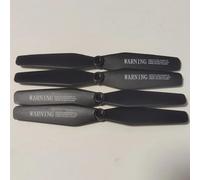 YUNHUOZ para el dron Syma X5UC X5UW: hélices, Estructura Protectora, Patines de Aterrizaje, Cubiertas Palas, Pantallas lámparas, cámara, Motor, Cargador, etc Partes de Drones(4PCS Propeller Black)