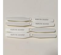 YUNHUOZ para el dron Syma X5UC X5UW: hélices, Estructura Protectora, Patines de Aterrizaje, Cubiertas Palas, Pantallas lámparas, cámara, Motor, Cargador, etc Partes de Drones(4PCS Propeller White)