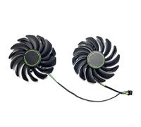 YUNHUOZ para MSI para GeForce RTX2070 2080 2080ti para Duke OC Ventilador para Tarjeta gráfica PLD09210S12HH(Middle and Right Fan)