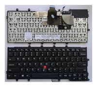 YUNHUOZ Teclado con diseño Estadounidense para Lenovo, IBM, ThinkPad X240, X260, X230S, X270, A275, 01AV540, 04Y0948 y 04Y0967(with Point US)