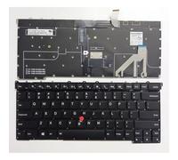 YUNHUOZ Teclado con diseño Estadounidense para portátil Lenovo ThinkPad X1 Carbon 3.ª generación 2015 20BS 20BT TP00061B(Point Backlit US)