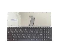 YUNHUOZ Teclado en Idioma árabe, español y Ruso de EE. UU. para Lenovo G500 G510 G505 G700 G710 G500A G700A G710A G505A(AR NoBacklit Black)
