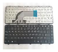YUNHUOZ Teclado Estadounidense para portátil HP ProBook 430 g2, 440 g0, g1, 445, 640 y 645(Black US)