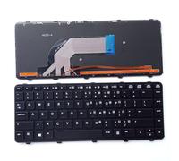 YUNHUOZ Teclado Estadounidense para portátil HP ProBook 430 g2, 440 g0, g1, 445, 640 y 645(Black US Backlit)