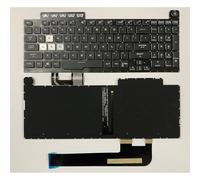 YUNHUOZ Teclado para Ordenador portátil con diseño Estadounidense para ASUS para TUF para Juegos FX506 FX506U FX506II FX506IH FX506LI