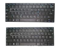 YUNHUOZ Teclado para portátil Thomson NEO14C-4WH64 N14C-4WH64 N14C4WH64 Negro sin Marco Francia FR/Estados Unidos US(United States US)