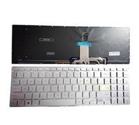 YUNHUOZ Teclado retroiluminado para Ordenador portátil ASUS VivoBook E510 E510M E510MA L510 L510M L510MA(Silver US Backlit)