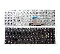 YUNHUOZ Teclado retroiluminado para Ordenador portátil ASUS VivoBook E510 E510M E510MA L510 L510M L510MA(Black US)