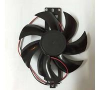 YUNHUOZ TXWF-110 Ventilador de Cocina inducción 18 V CC (Girar en el Sentido Las Agujas del Reloj, Cable Rojo Izquierdo Positivo, Negativo Negro Derecho)