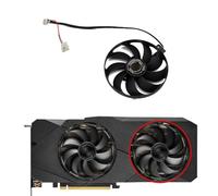 YUNHUOZ Ventilador de GPU 90 mm y 4 Pines T129215SU Dual RTX 2060S EVO para ASUS Dual-RTX 2080S 2080 2070S 2070(B Fan)
