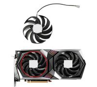 YUNHUOZ Ventilador de GPU RTX3060 Ti 95 mm y 4 Pines PLD10010S12HH para MSI Radeon RX 6700 XT Gaming X GeForce RTX 3060, Ventilador refrigeración para Tarjeta gráfica(A-Fan)
