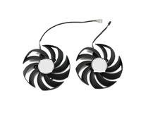 YUNHUOZ Ventilador de GPU RTX3060 Ti 95 mm y 4 Pines PLD10010S12HH para MSI Radeon RX 6700 XT Gaming X GeForce RTX 3060, Ventilador refrigeración para Tarjeta gráfica(2-Fan)