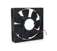 YUNHUOZ Ventilador de refrigeración 12 cm, 120 mm, DC12 V, 0,56 A, 4400 RPM, 135 CFM, Doble rodamiento Bolas, CPU, Ordenador, Pc, inversor