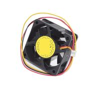 YUNHUOZ Ventilador de refrigeración 60 x 25 mm, 6 cm, 3 Pines, D60BV-12, 12 V CC, 0,50 A