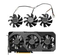 YUNHUOZ Ventilador de refrigeración para gráficos ASUS TUF X3 OC, 75 mm, 7 Pines, FD8015U12D GTX1660 RX5700 RX5700XT, GTX 1660Ti 1660super RX 5700 XT(A-Fan)