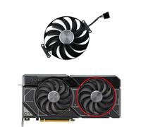 YUNHUOZ Ventilador de refrigeración T129215BU 6PIN RTX4070 Super para ASUS GeForce RTX 4070 12 GB para Tarjeta gráfica Dual OC(B-Fan)